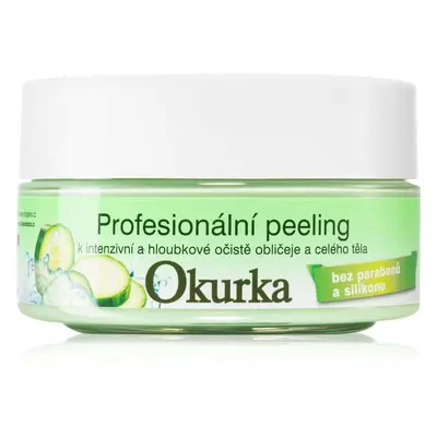 Bione Cosmetics Care mélytisztító peeling uborka 200 g