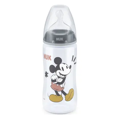 NUK First Choice Mickey Mouse cumisüveg Grey 300 ml