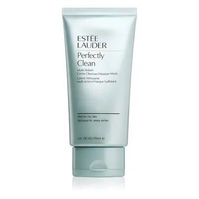 Estée Lauder Perfectly Clean Multi-Action Creme Cleanser/Moisture Mask tisztító krém száraz bőrr