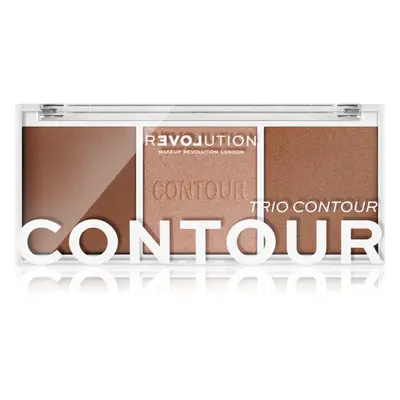 Revolution Relove Colour Play Púderes highlight és kontúr paletta árnyalat Baked Sugar 6 g