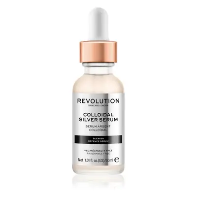 Revolution Skincare Colloidal Silver Serum nyugtató szérum problémás és pattanásos bőrre 30 ml