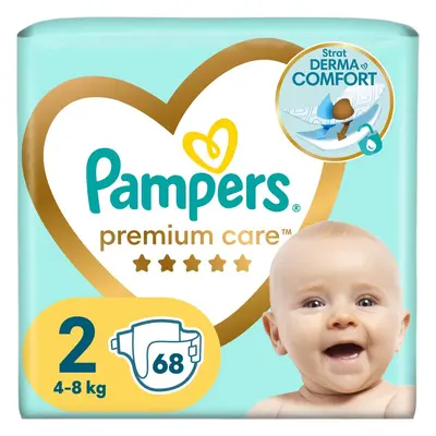 Pampers Premium Care Size 2 eldobható pelenkák 4-8 kg 68 db