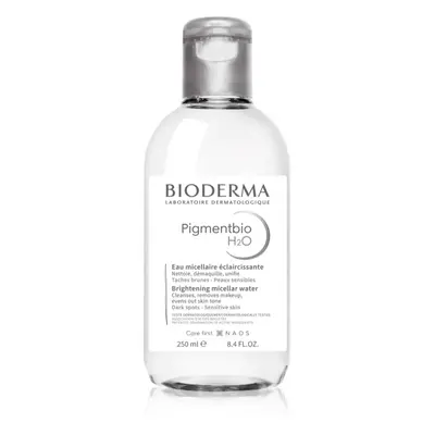 Bioderma Pigmentbio H2O finoman tisztító micellás víz a sötét foltok ellen 250 ml