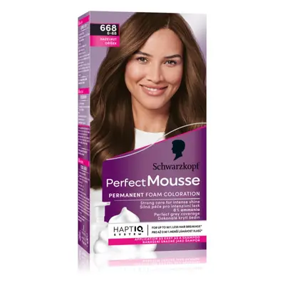 Schwarzkopf Perfect Mousse tartós hajfesték árnyalat 668 Hazelnut 1 db