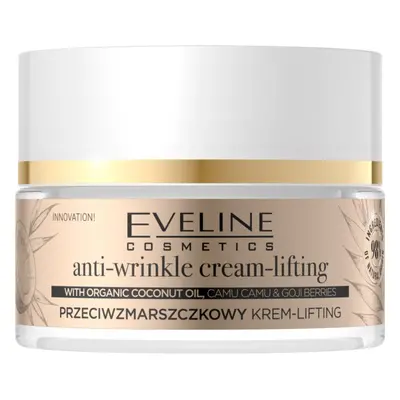 Eveline Cosmetics Organic Gold nappali és éjszakai ránctalanító krém kókuszolajjal 50 ml