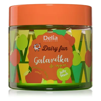 Delia Cosmetics Dairy Fun tusolózselé Apple 350 g