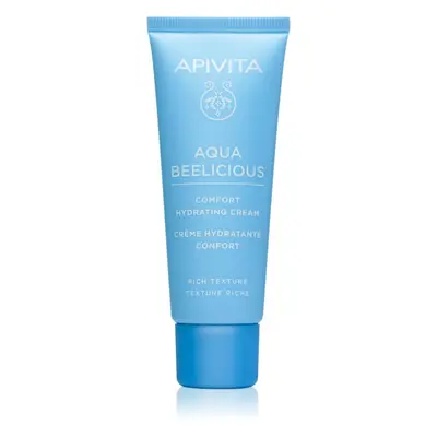 Apivita Aqua Beelicious Comfort Hydrating Cream Rich nappali és éjszakai tápláló arckrém hidratá