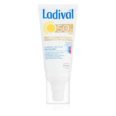 Ladival Anti-aging & Dark Spots védőkrém a bőröregedés ellen a pigment foltok ellen SPF 50+ 50 m