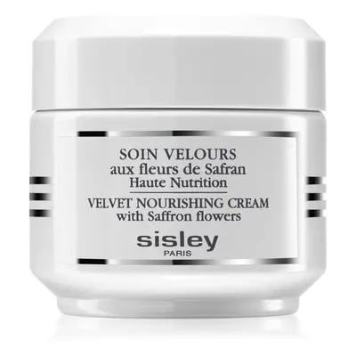 Sisley Velvet Nourishing Cream with Saffron Flowers hidratáló krém száraz és érzékeny bőrre 50 m