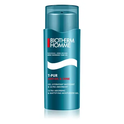 Biotherm Homme T-Pur Anti-oil & Shine mattító gél hidratáló hatással 50 ml