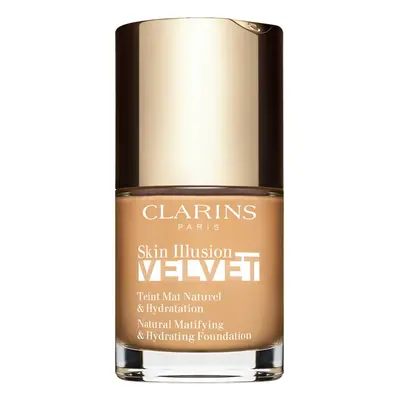 Clarins Skin Illusion Velvet mattító folyékony alapozó tápláló hatással árnyalat 110.5W 30 ml