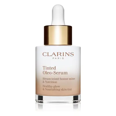 Clarins Tinted Oleo-Serum olajos szérum egységesíti a bőrszín tónusait árnyalat 02 30 ml