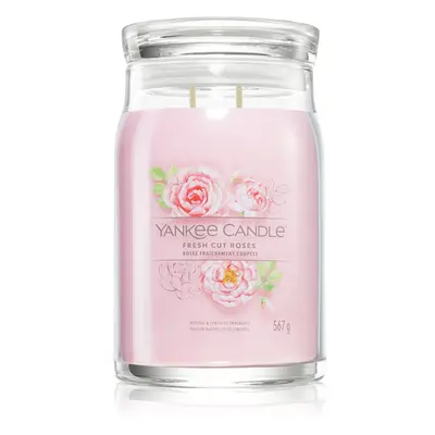 Yankee Candle Fresh Cut Roses illatgyertya Signature 567 g