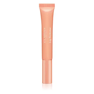 Clarins Lip Perfector Shimmer ajakfény hidratáló hatással árnyalat 02 Apricot Shimmer 12 ml