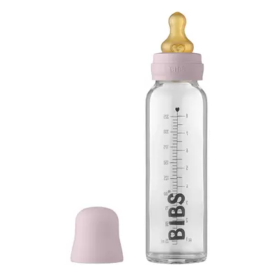 BIBS Baby Glass Bottle 225 ml cumisüveg Dusky Lilac 225 ml