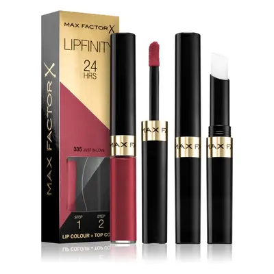 Max Factor Lipfinity Lip Colour hosszan tartó rúzs balzsammal árnyalat 335 Just In Love 4,2 g