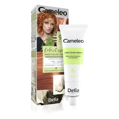 Delia Cosmetics Cameleo Color Essence hajfesték tubusban árnyalat 7.4 Copper Red 75 g