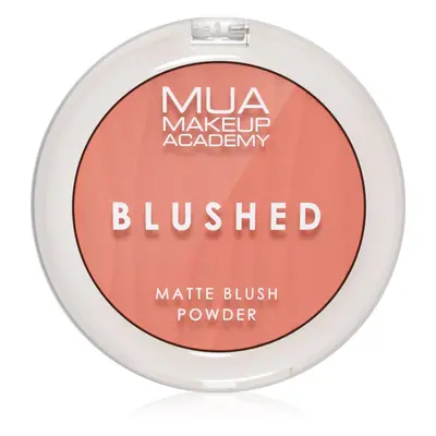 MUA Makeup Academy Blushed Powder Blusher púderes arcpír árnyalat Misty Rose 5 g