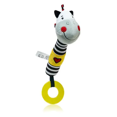 BabyOno Squeaky Toy with Teether sípoló játék rágókával Zebra Zack 1 db