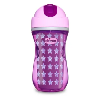 Chicco Sport Pink termosz bögre szívószállal 14m+ 266 ml