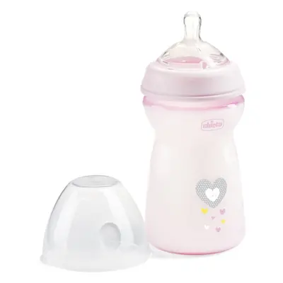 Chicco Natural Feeling Girl cumisüveg 6m+ 330 ml