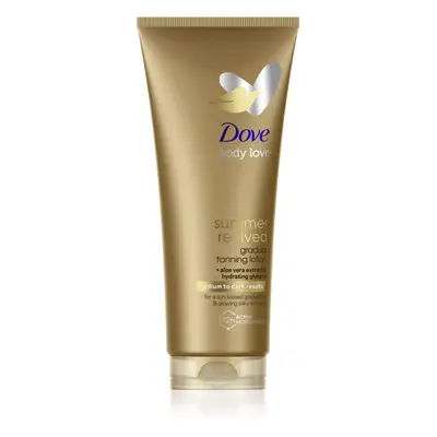 Dove DermaSpa Summer Revived önbarnító testápoló tej árnyalat Medium to Dark 200 ml