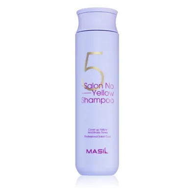 MASIL 5 Salon No Yellow lila sampon semlegesíti a sárgás tónusokat 300 ml