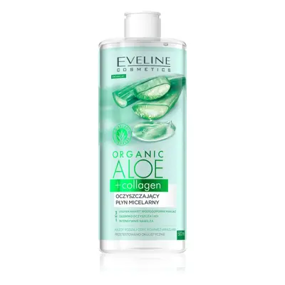 Eveline Cosmetics Organic Aloe+Collagen tisztító micellás víz 500 ml