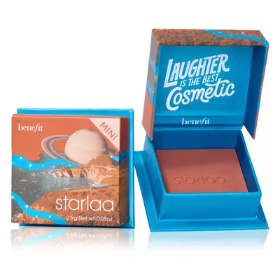 Benefit Starlaa WANDERful World Mini púderes arcpír árnyalat Rosy bronze 2,5 g