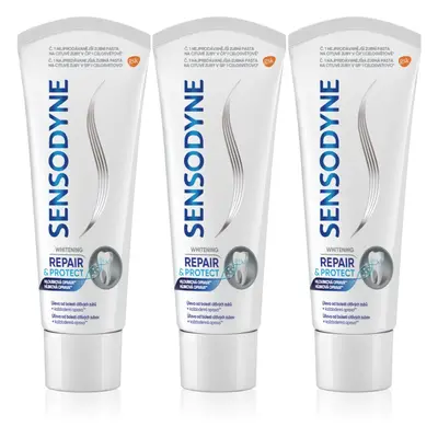 Sensodyne Repair & Protect Whitening fehérítő fogkrém érzékeny fogakra 3x75 ml