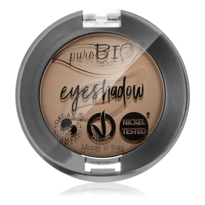 puroBIO Cosmetics Compact Eyeshadows szemhéjfesték árnyalat 02 Dove Gray 2,5 g