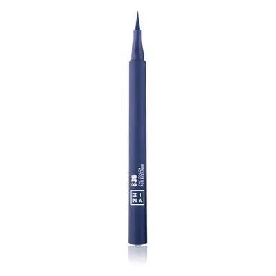 3INA The Color Pen Eyeliner tartós szemfilc árnyalat 830 - Navy blue 1 ml