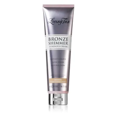 Loving Tan Bronze Shimmer önbarnító krém árnyalat Medium 120 ml