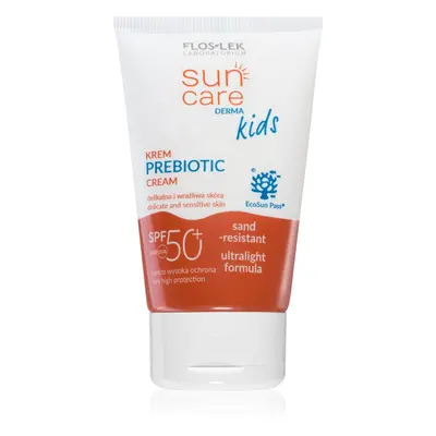 FlosLek Laboratorium Sun Care Derma Kids védőkrém gyermekeknek probiotikumokkal SPF 50+ 50 ml