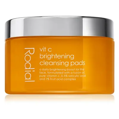 Rodial Vit C Brightening Cleansing Pads tisztító vattakorong C vitamin 50 db