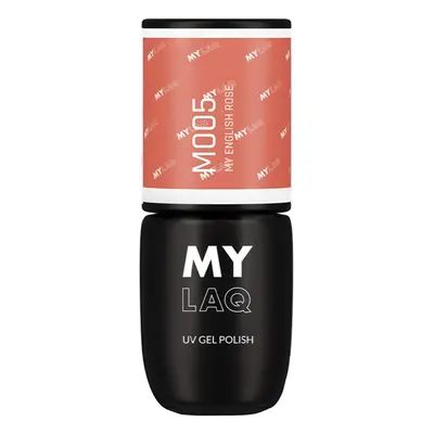 MYLAQ UV Gel Polish géles körömlakk árnyalat My English Rose 5 ml