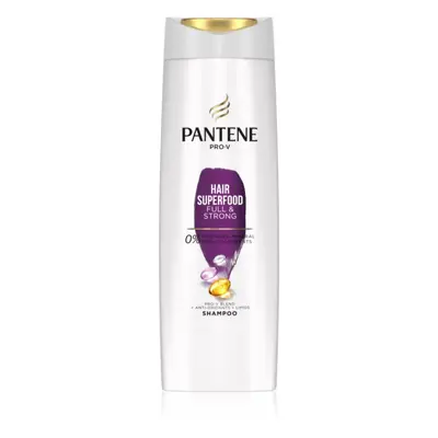 Pantene Hair Superfood Full & Strong sampon táplált és fényes hatásért 400 ml