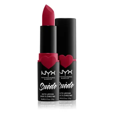 NYX Professional Makeup Suede Matte Lipstick mattító rúzs árnyalat 09 Spicy 3.5 g