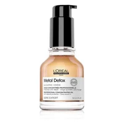 L’Oréal Professionnel Serie Expert Metal Detox tápláló olaj hajra hajtöredezés ellen 50 ml