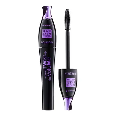 Bourjois Twist Up The Volume szempillaspirál a dús pillákért 2in1 kefével árnyalat 22 Black Balm