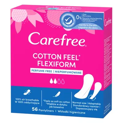 Carefree Cotton Flexiform tisztasági betétek parfümmentes 56 db