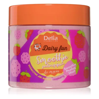 Delia Cosmetics Dairy Fun testpeeling Raspberry 350 g