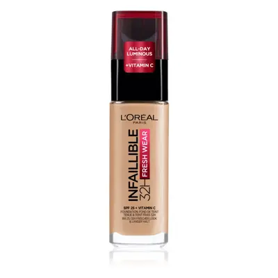 L’Oréal Paris Infaillible 32H Fresh Wear tartós folyékony alapozó árnyalat 140 Golden Beige 30 m