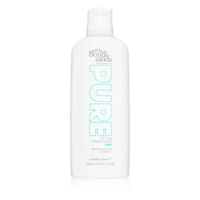 Bondi Sands Pure Self Tan Foaming Water Dark önbarnító hab hidratáló hatással 200 ml