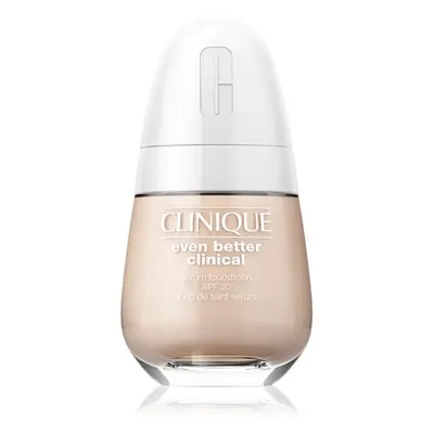 Clinique Even Better Clinical Serum Foundation SPF 20 ápoló alapozó SPF 20 árnyalat WN 01 Flax 3