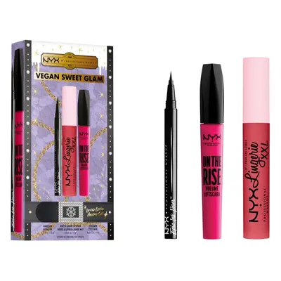 NYX Professional Makeup Limited Edition Xmass Sweet Glam karácsonyi ajándékszett (a tökéletes kü