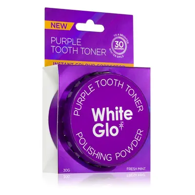 White Glo Purple Tooth Toner Powder fogfehérítő púder 30 g