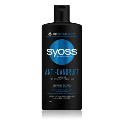 Syoss Anti-Dandruff korpásodás elleni sampon száraz, viszkető fejbőrre 440 ml