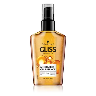 Schwarzkopf Gliss Oil Nutritive olajos szérum mindennapi használatra 75 ml