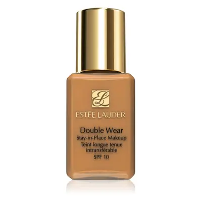 Estée Lauder Double Wear Stay-in-Place Mini tartós alapozó SPF 10 árnyalat 6W1 Sandalwood 15 ml